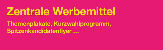 Zentrale Werbemittel