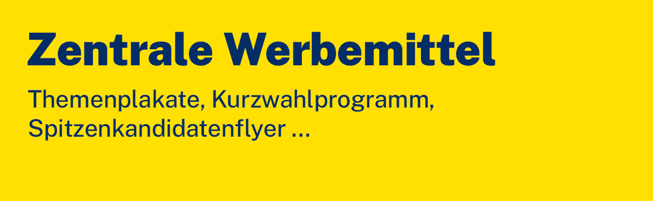 Zentrale Werbemittel