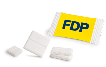 MINI-Traubenzucker-Täfelchen mit neuem Kampagnenlogo (50 Stk.)