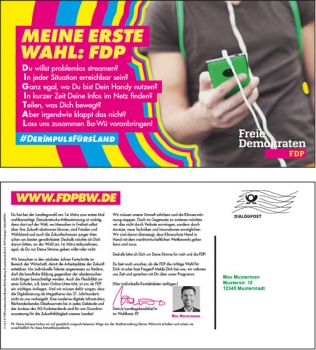 Erstwähler-Karte