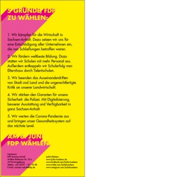 Kandidatenflyer 2-seitig