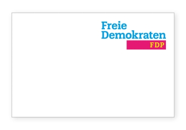 Namensetiketten mit Logo, beschreibar (100 Stk.)
