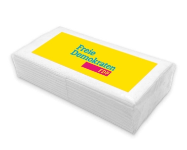 Papiertaschentücher mit Sticker (50 Stk.)