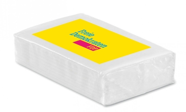 Papiertaschentücher mit Sticker (50 Stk.)