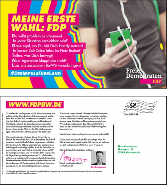 Erstwähler-Karte
