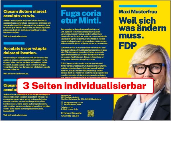 3 Seiten individualisierter