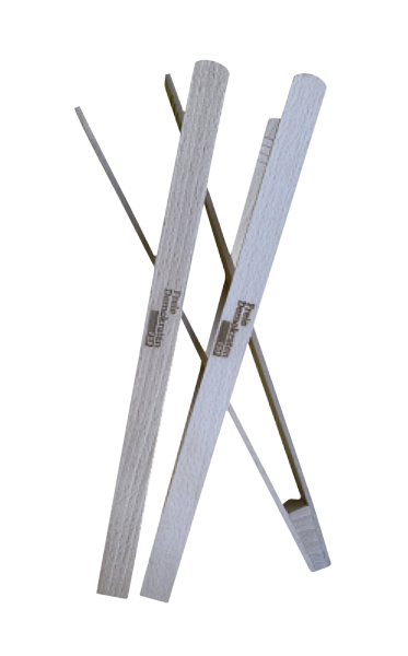 Grillzange 32cm aus Buchenholz (10 Stück)