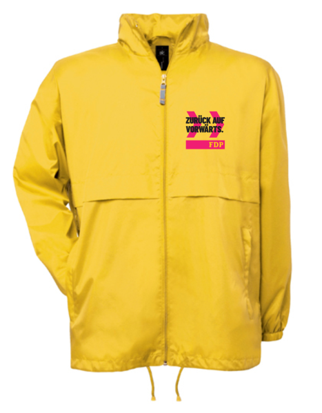 Regenjacke mit Netzfutter - mit Kampagnenlogo