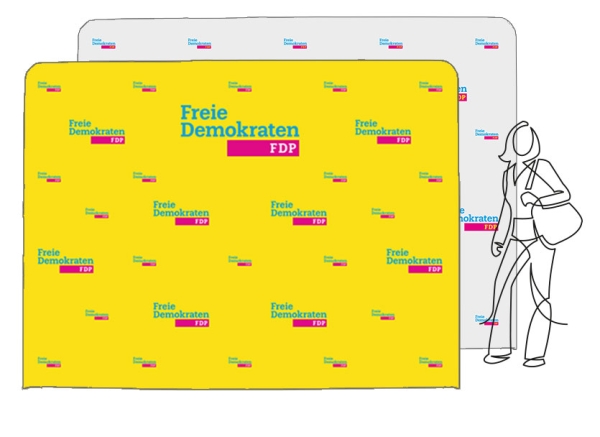 Zipper-Wall 300 x 226 cm